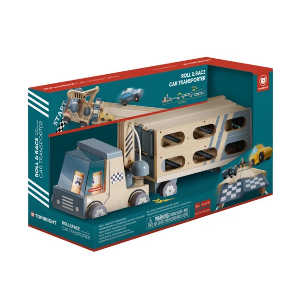 TRANSPORTER SAMOCHODÓW I TOR WYŚCIGOWY 2W1 36m+ TOPBRIGHT