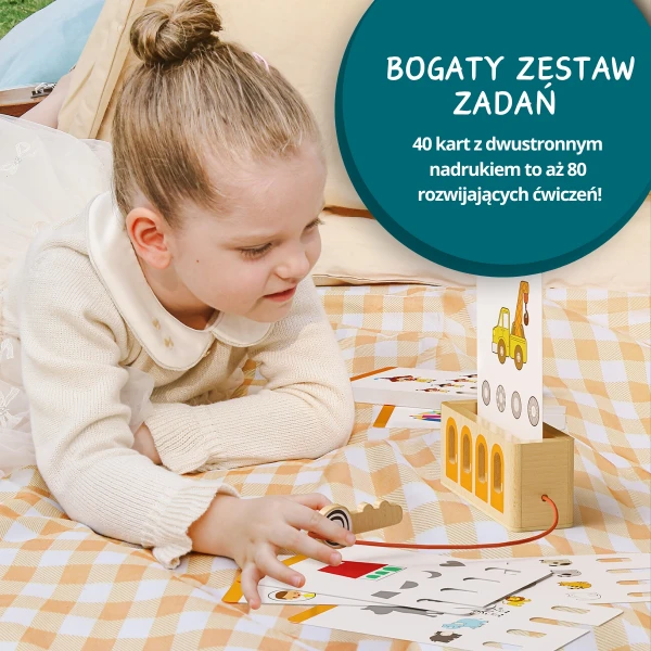 LOGICZNE ŁAMIGŁÓWKI GRA EDUKACYJNA POZIOM PODSTAWOWY 36+ TOPBRIGHT