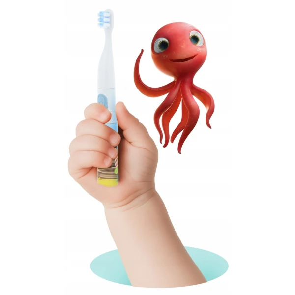 VITAMMY SZCZOTECZKA SONICZNA ELEKTRYCZNA Z ETUI DLA DZIECI 3+ OŚMIORNICZKA MINIM