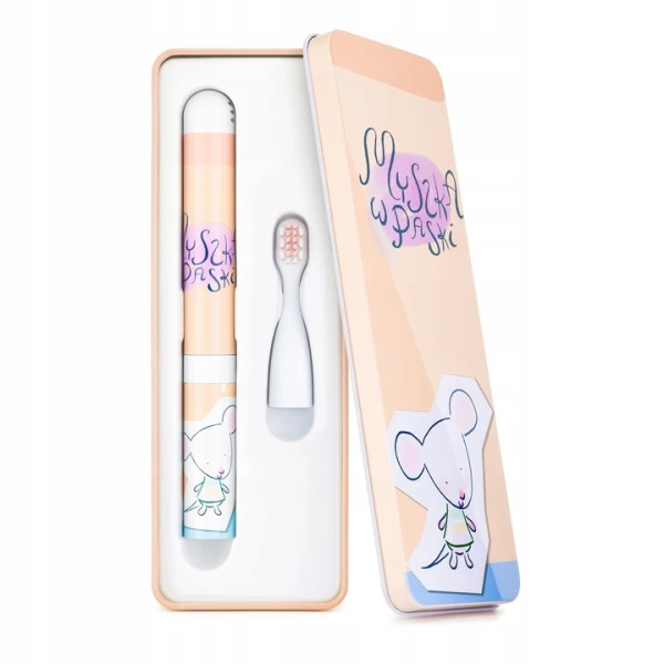 VITAMMY SZCZOTECZKA SONICZNA ELEKTRYCZNA Z ETUI DLA DZIECI 3+ MYSZKA