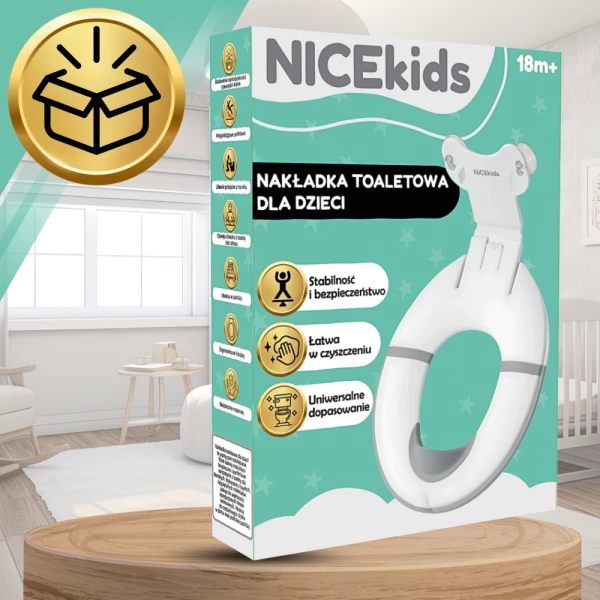 NAKŁADKA SEDESOWA NA TOALETĘ DLA DZIECKA NICEKIDS 