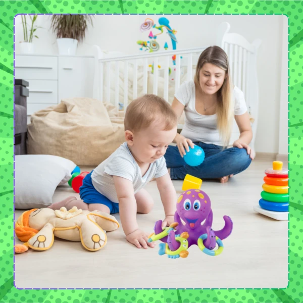 ZABAWKA OŚMIORNICZKA DO WANNY KĄPIELI WODNA PŁYWAJĄCA OŚMIORNICA DLA DZIECI 