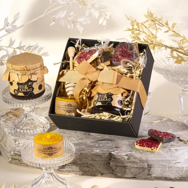 ŁYSOŃ ZESTAW PREZENTOWY MIÓD&KAKAO SŁODKIE UNIESIENIA