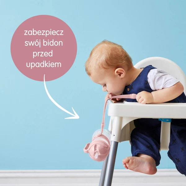 B.BOX ZESTAW NA START 3 W 1 BIDON, SMYCZ, SŁOMKI BLUSH