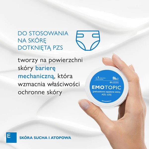 PHARMACERIS EMOTOPIC KREM BARIEROWY MED+ PIELUSZKOWE ZAPALENIE SKÓRY AZS 75ML