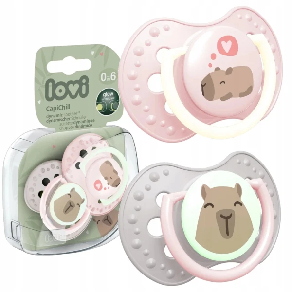 LOVI SMOCZEK SILIKONOWY DYNAMICZNY CAPICHILL GIRL 0-6M 2SZT.