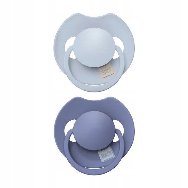 LOVI SMOCZEK SILIKONOWY DYNAMICZNY PRIME BABY BLUE/BLUE 18M+ 2SZT.