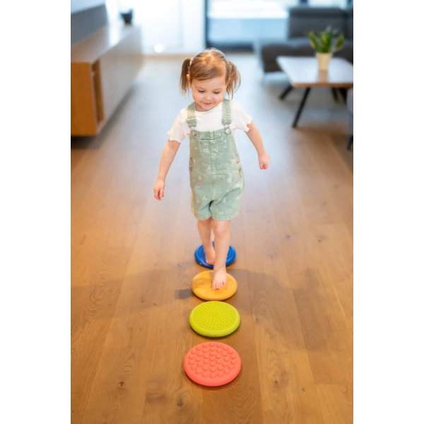 TULLO DYSKI SENSORYCZNE OŚMIOKĄTY RÓŻNE FAKTURY 4 SZT. 