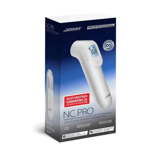 NOVAMA NC PRO TERMOMETR BEZDOTYKOWY NA PODCZERWIEŃ DOŻYWOTNIA GWARANCJA