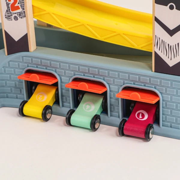 TOPBRIGHT TOR SAMOCHODOWY ZJEŻDŻALNIA Z SUPERSZYBKIMI AUTAMI 18M+