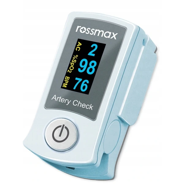 ROSSMAX PULSOKSYMETR NAPALCOWY MEDYCZNY SATURACJA TĘTNO 
