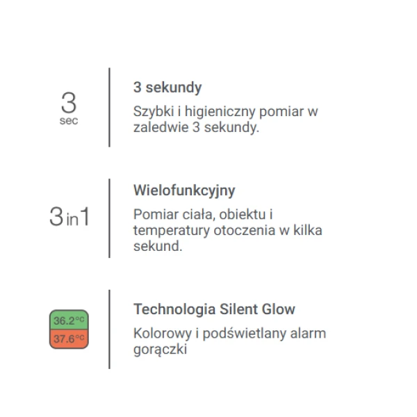MICROLIFE TERMOMETR ELEKTRONICZNY BEZKONTAKTOWY NC300 