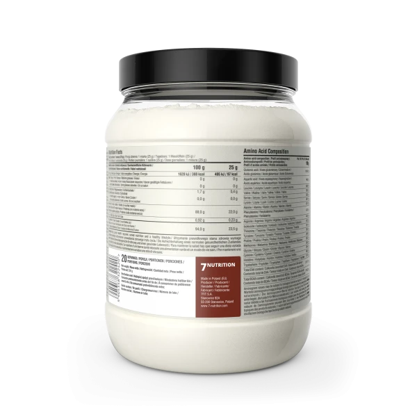 7NUTRITION EGG PROTEIN ISOLATE IZOLAT BIAŁKA JEJ BEZ LAKTOZY CZEKOLADA 500G