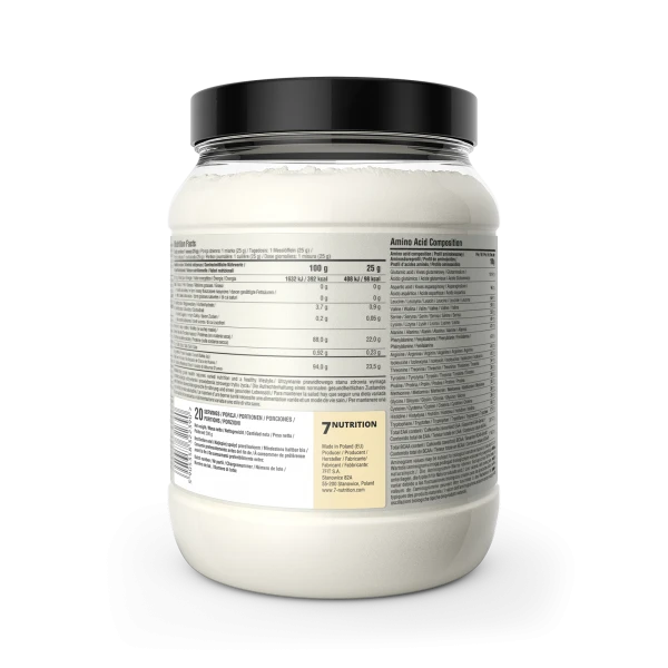7NUTRITION EGG PROTEIN ISOLATE IZOLAT BIAŁKA JEJ BEZ LAKTOZY WANILIA 500G
