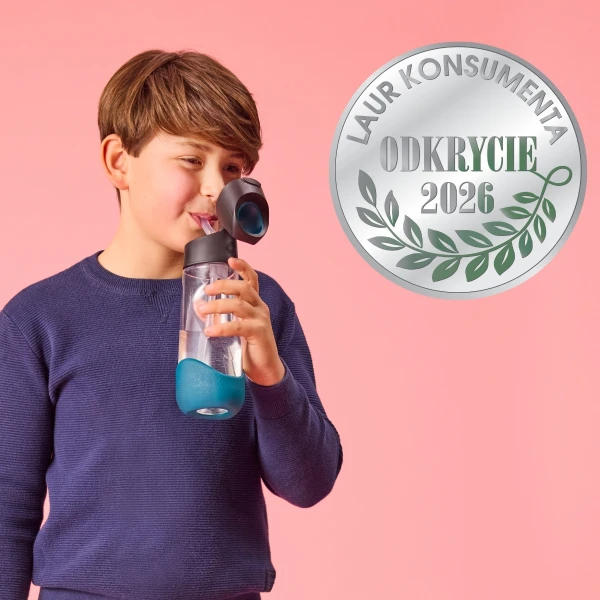 B.BOX BUTELKA TRITANOWA ZA SŁOMKĄ NIGHT VISION 600ML