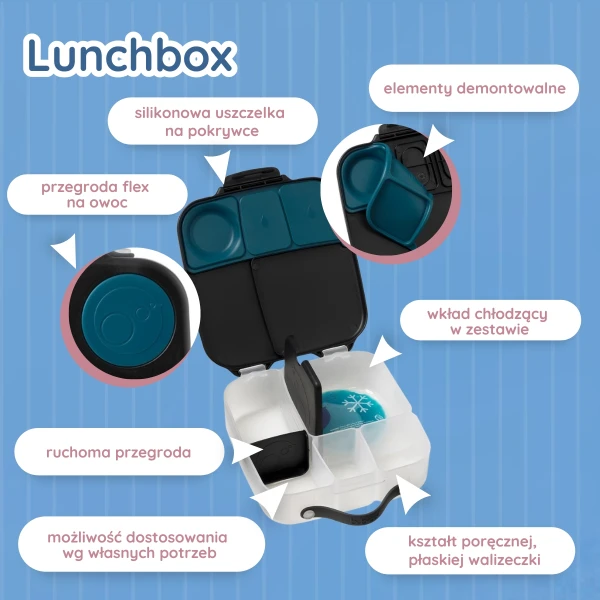 B.BOX LUNCHBOX NIGHT VISION ZESTAW Z WKŁADEM CHŁODZĄCYM