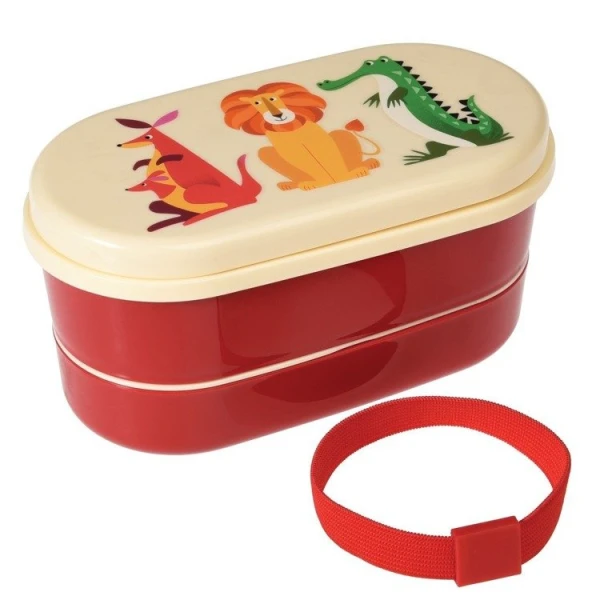 REX LONDON LUNCHBOX BENTO KOLOROWE ZWIERZĄTKA 