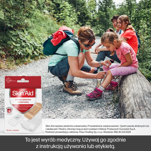 SKIN AID ZESTAW PLASTRÓW UNIWERSALNYCH 24SZT