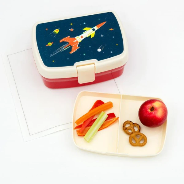 LUNCHBOX Z WYJMOWANĄ TACKĄ KOSMOS REX LONDON