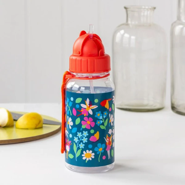 BIDON ZE SŁOMKĄ 500 ML WRÓŻKI REX LONDON 