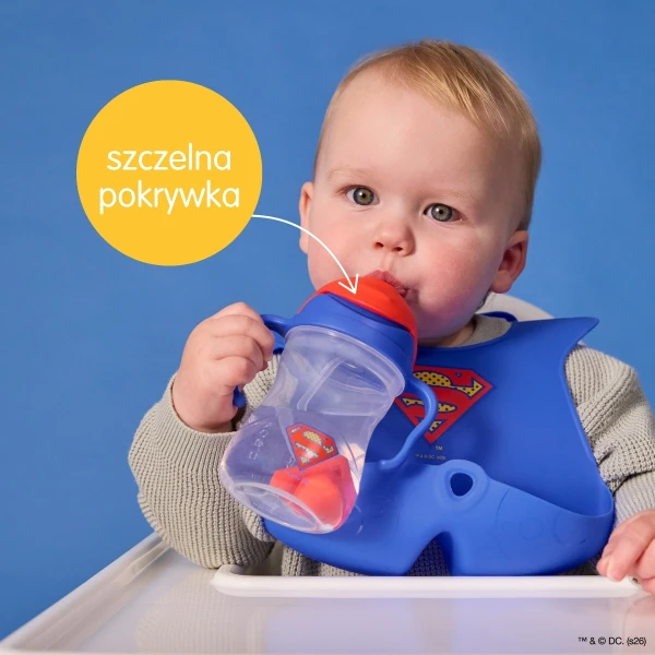 B.BOX BIDON ZE SŁOMKĄ 240ML SUPERMAN 