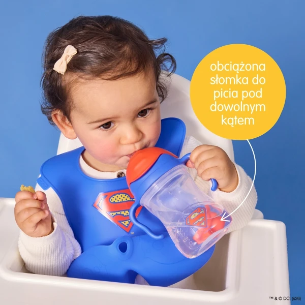 B.BOX BIDON ZE SŁOMKĄ 240ML SUPERMAN 