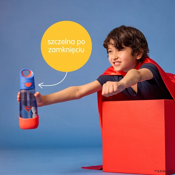 B.BOX BUTELKA NA WODĘ TRITANOWA ZA SŁOMKĄ 600ML SUPERMAN
