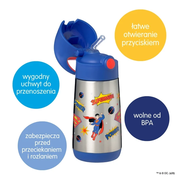 B.BOX BIDON TERMICZNY 350ML SUPERMAN 