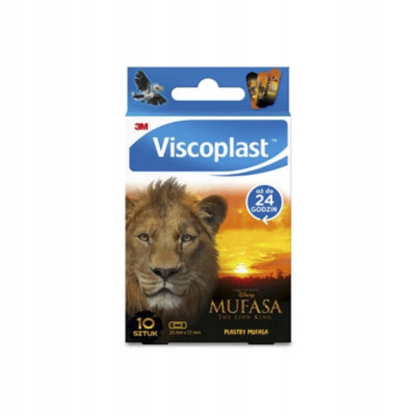 VISCOPLAST PLASTRY MUFASA KRÓL LEW 10SZT