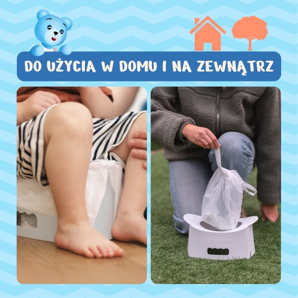 NOCNIK TURYSTYCZNY SKŁADANY EASYGO JASNOSZARY POTETTE