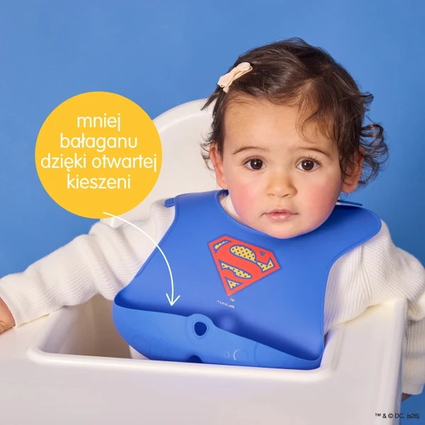 B.BOX ŚLINIAK Z OTWARTĄ KIESZONKĄ SUPERMAN