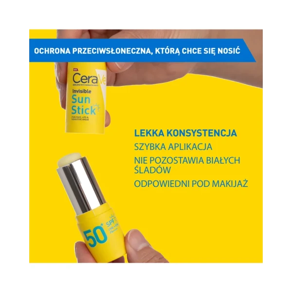CERAVE SZTYFT PRZECIWSŁONECZNY WYSOKA OCHRONA SPF50+ 8g