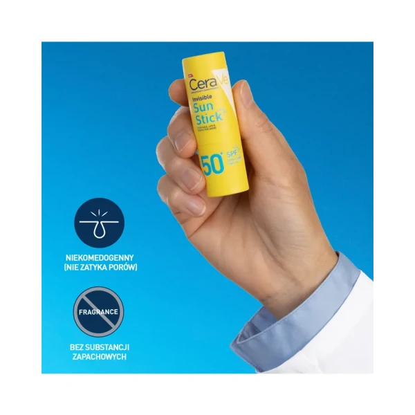 CERAVE SZTYFT PRZECIWSŁONECZNY WYSOKA OCHRONA SPF50+ 8g