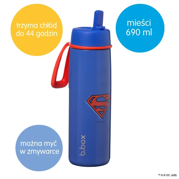 B.BOX BUTELKA TERMICZNA TERMOS 690 ML SUPERMAN