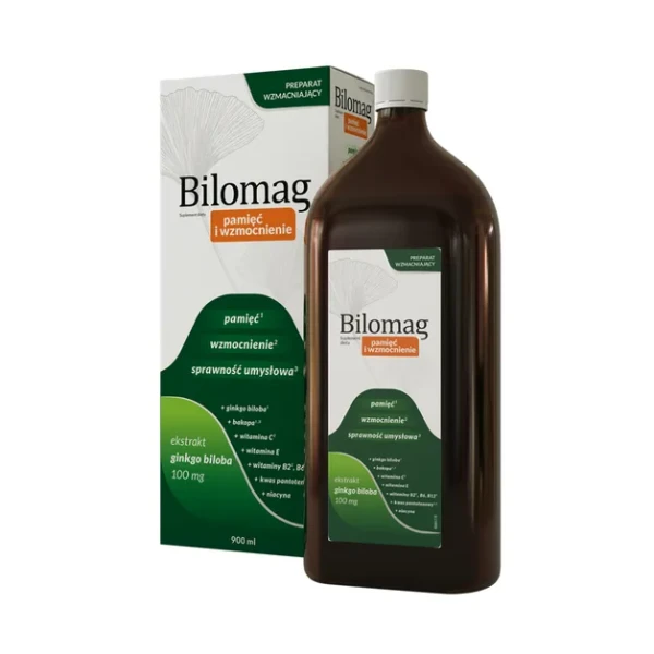 BILOMAG PAMIĘĆ, KONCENTRACJĘ I WZMOCNIENIE ORGANIZMU TONIK 900ML