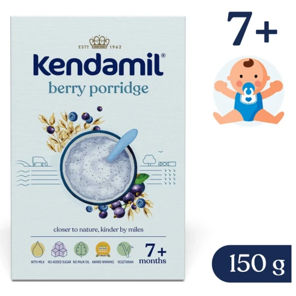 KENDAMIL MIX KASZEK MLECZNYCH BANAN, OWIES, BROKUŁ, OWOCE LEŚNE + ŁYŻECZKA !