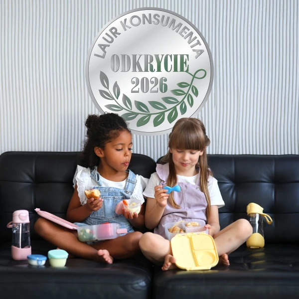 B.BOX BUTELKA TRITANOWA ZE SŁOMKĄ 450 ML + MINI LUNCHBOX SUGAR PLUM ZESTAW