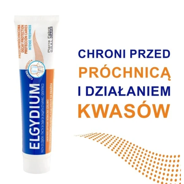 ELGYDIUM FLUORINOL COMPLEX PASTA PRZECIWPRÓCHNICOWA DO ZĘBÓW 75 ML