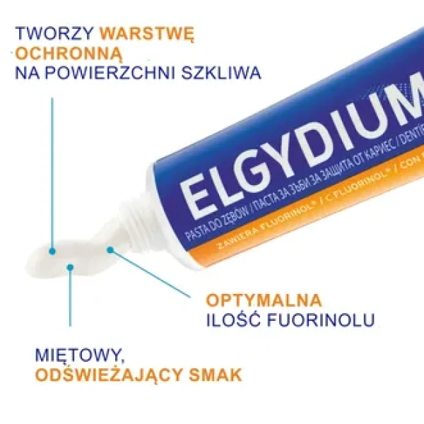 ELGYDIUM FLUORINOL COMPLEX PASTA PRZECIWPRÓCHNICOWA DO ZĘBÓW 75 ML