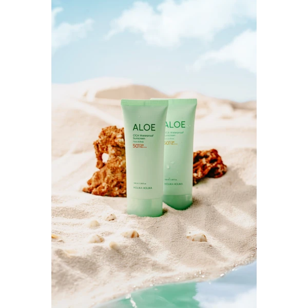 HOLIKA HOLIKA ALOE CICA SUNSCREEN 50 + SPF ŻEL PRZECIWSŁONECZNY 100 ML 