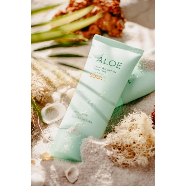 HOLIKA HOLIKA ALOE CICA SUNSCREEN 50 + SPF ŻEL PRZECIWSŁONECZNY 100 ML 