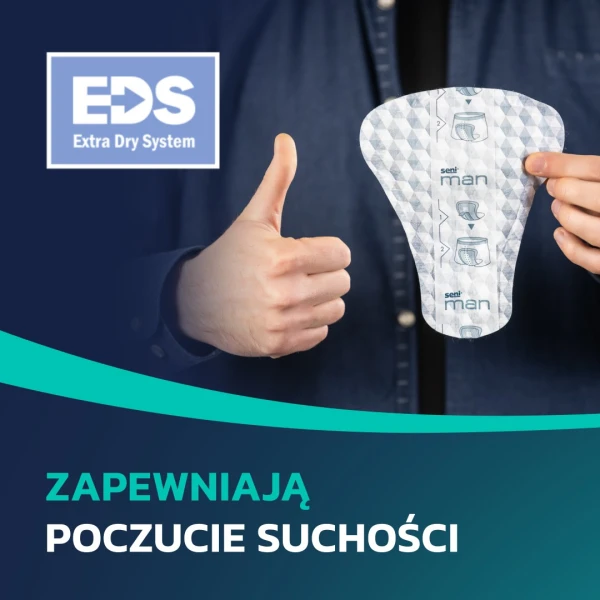 SENI CARE WKŁADKI UROLOGICZNE DLA MĘŻCZYZN SENI MAN EXTRA LEVEL 4 PLUS 15SZT