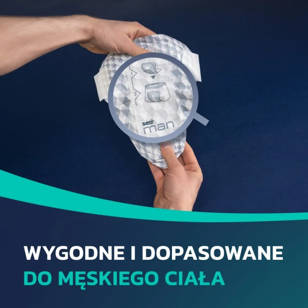 SENI CARE MAN NORMAL LEVEL 2 WKŁADKI UROLOGICZNE DLA MĘŻCZYZN 15SZT