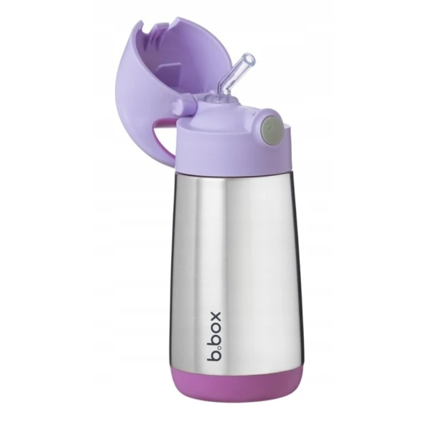 B.BOX BUTELKA TERMICZNA ZE SŁOMKĄ 350 ML SUGAR PLUM