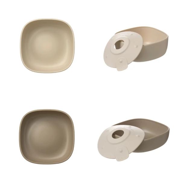 B.BOX MISECZKA DLA DZIECI 2SZT + 1 SILIKONOWA PRZYSSAWKA LATTE 250/375ML