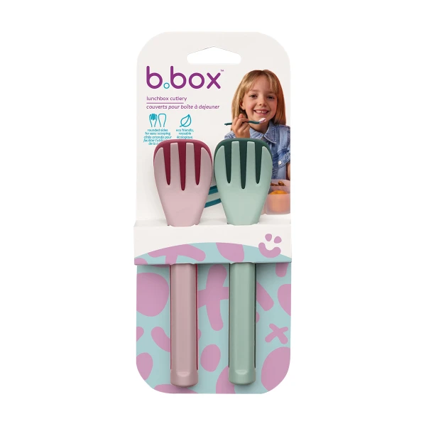 SZTUĆCE DO LUNCHBOXA Z ŁYŻKĄ I WIDELCEM 2 ZESTAWY TWILIGHT 