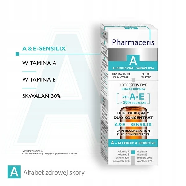 PHARMACERIS A SENSILIX A&E REGENERUJĄCY DUO KONCENTRAT DO TWARZY 30ML