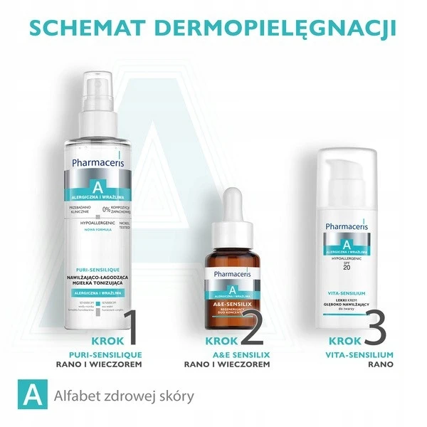 PHARMACERIS A SENSILIX A&E REGENERUJĄCY DUO KONCENTRAT DO TWARZY 30ML