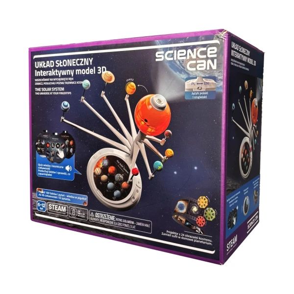 TOPBRIGHT UKŁAD SŁONECZNY INTERAKTYWNY MODEL 3D 6+ SCIENCE CAN 
