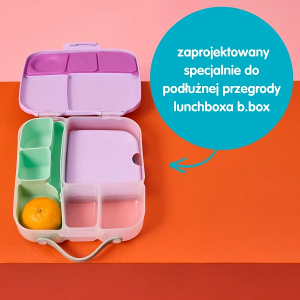 B.BOX SILIKONOWY WKŁAD DO LUNCHBOXA Z PRZEGRODĄ NA SZTUĆCE FOREST